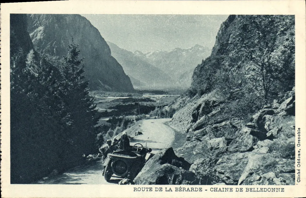 Rodovia de La Bérarde - Cadeia de Belledonne — Gliché Oddoux, Grenoble - Frente
