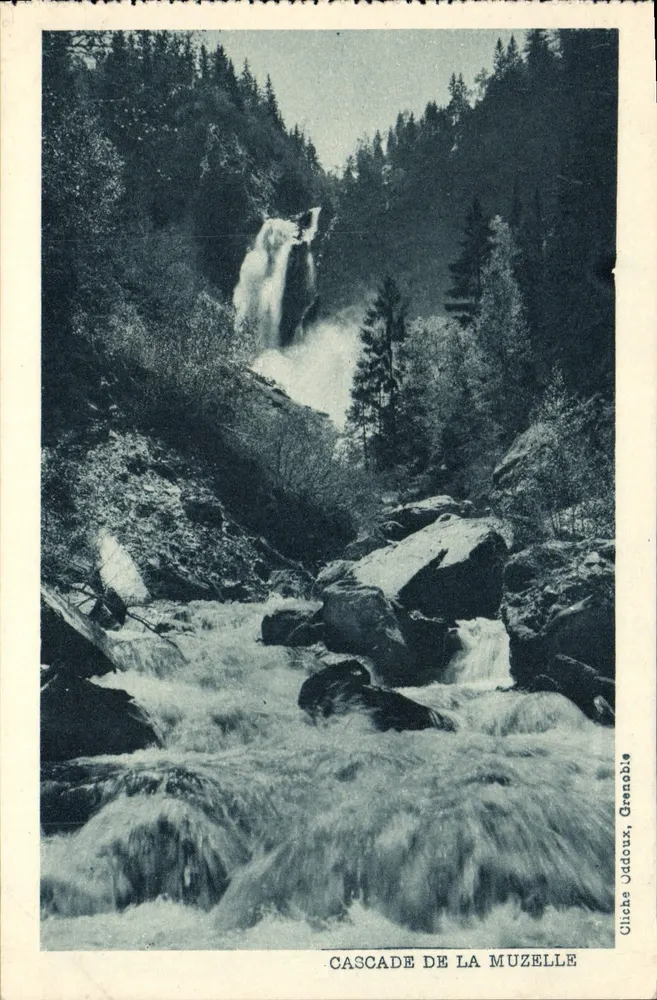 Cascata da Muzelle — Grenoble — Cliche Uddoux - Frente