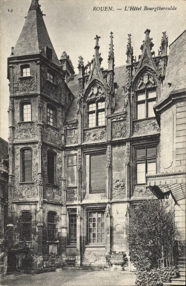 Rouen — O Hotel Bourgtheroulde — Editor não identificado, n° 14 - Frente