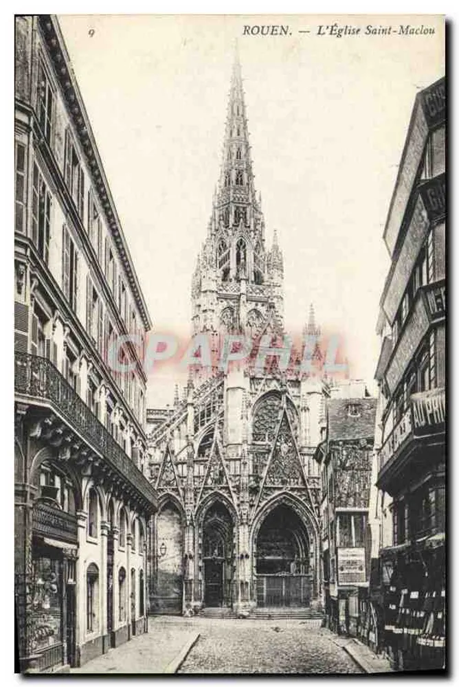 Rouen — Katedra św. Maclou - Awers