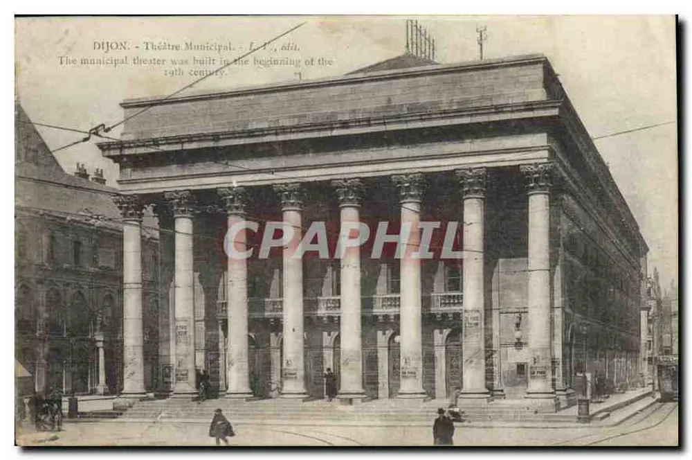 Dijon - Teatro Municipal — editor L. V., n° 411 - Frente