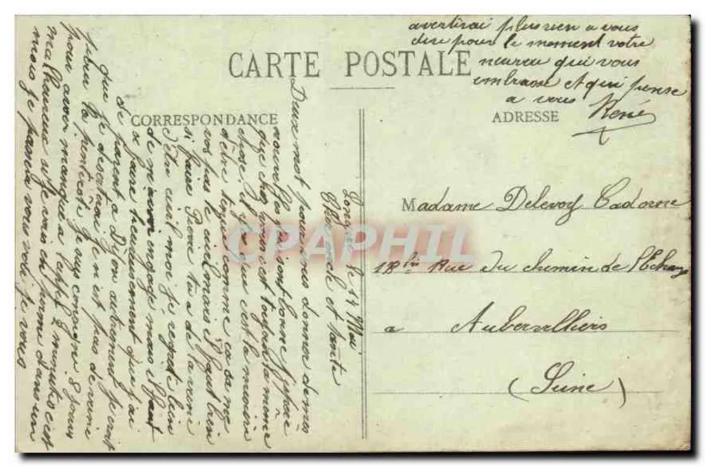 Dijon - Teatro Municipal — editor L. V., n° 411 - Verso