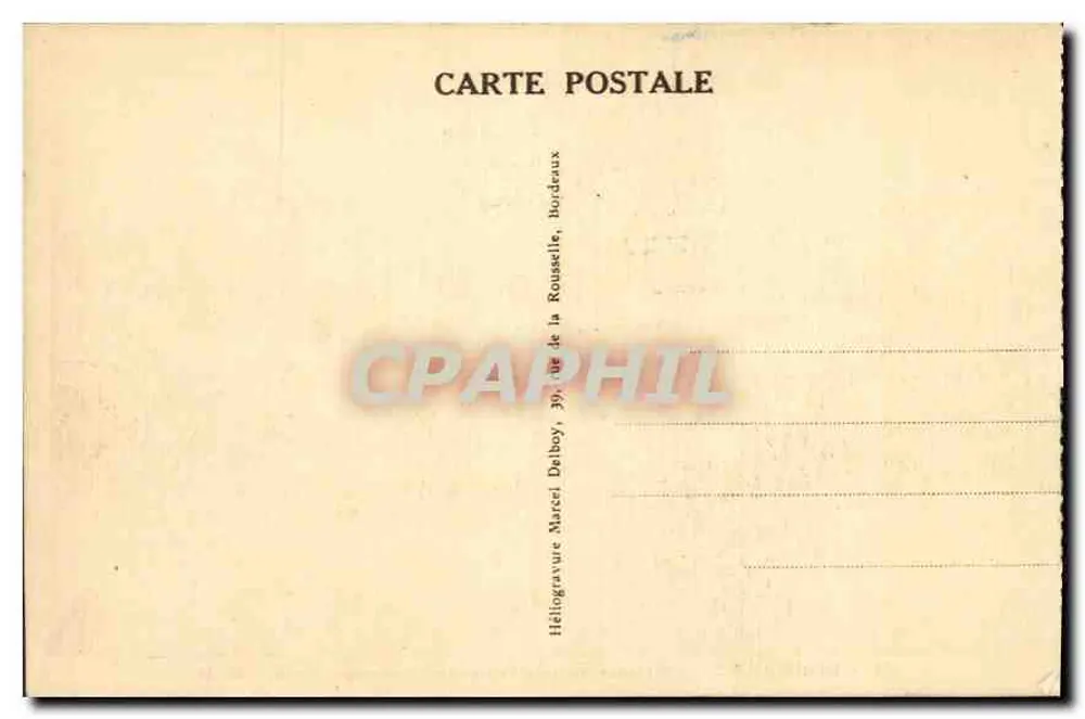 Bordeaux — Denkmal der Girondins (Nordgruppe) — M. D. - Rückseite