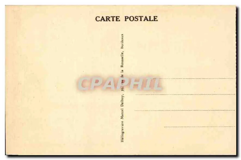 Bordeaux — A Porta do Palácio — M. D. — n°22 - Verso