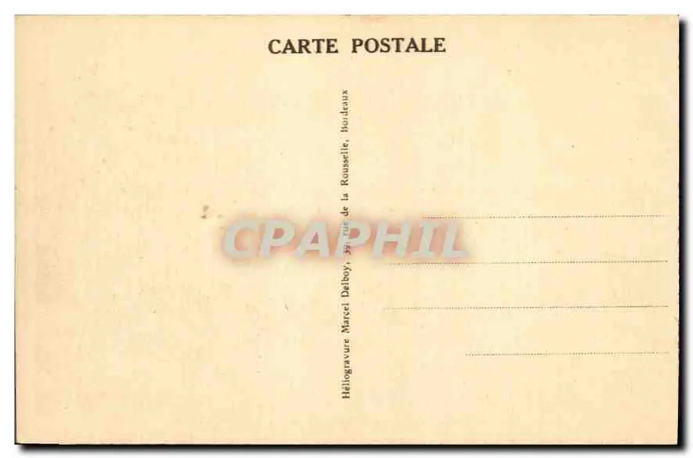 Bordeaux — Most widziany z La Bastide — M.D. - Rewers