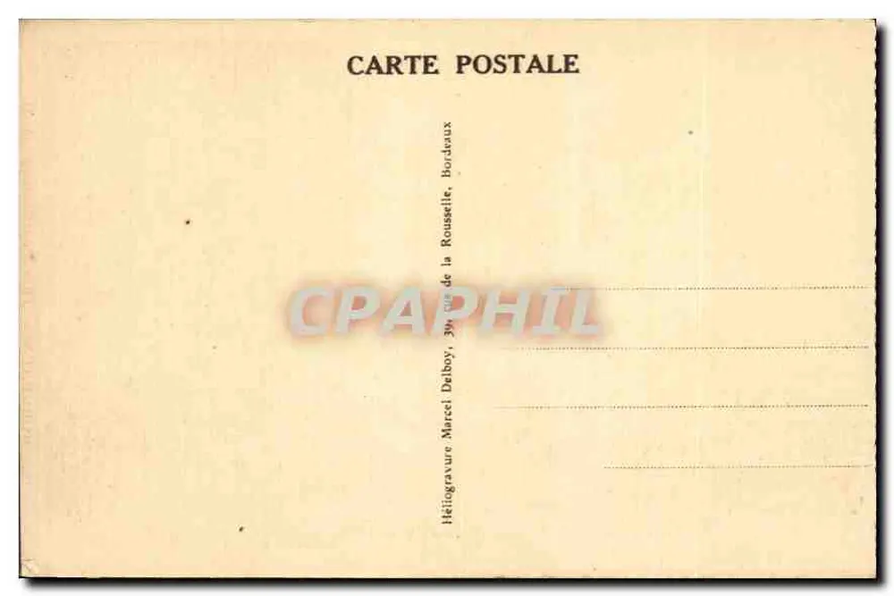 Bordeaux — Turm Pey-Berland und Kathedrale Saint-André — M. D. - Rückseite