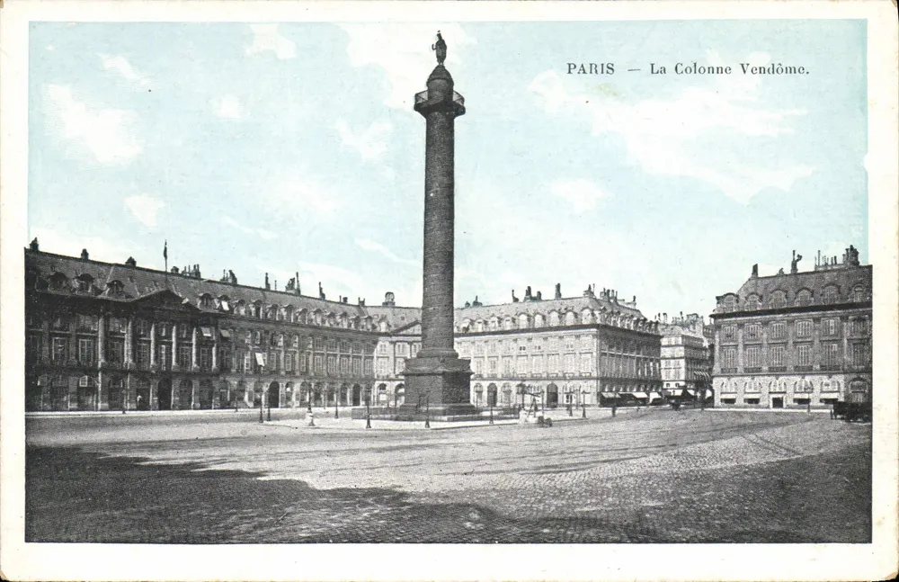 Paris — A Coluna Vendôme — J.C. Paris - Frente