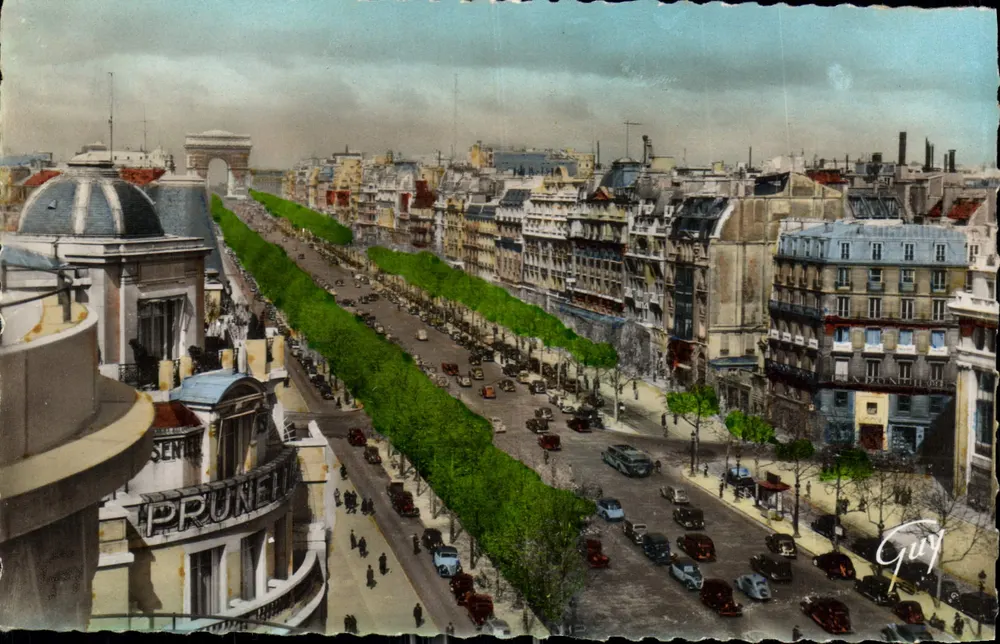 Avenida dos Campos Elísios — vista panorâmica — Editor GUY, n° 4008 - Frente