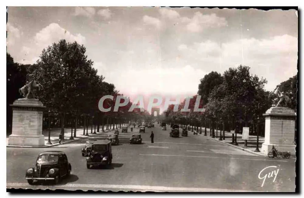 Avenue des Champs-Élysées — Arc de Triomphe de l'Étoile — Verlag Guy - Vorderseite