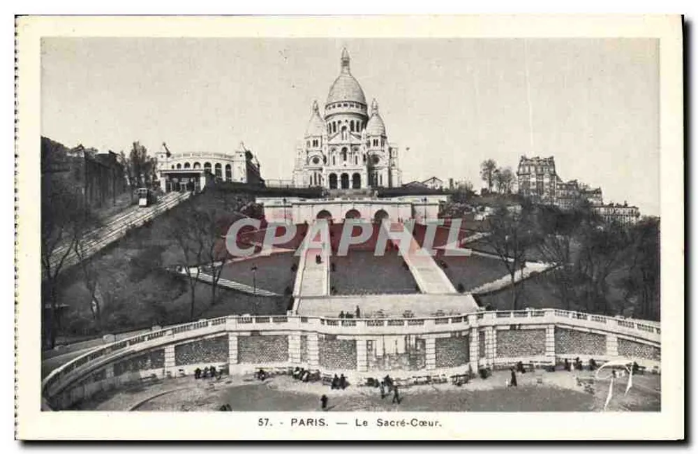 Paris — O Sagrado Coração — A. Leconte, 39, rue Ste-Croix-de-Bretonnerie, Paris. - Frente