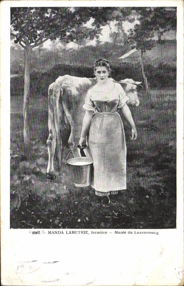 Manda Lametrie, agricultora — Museu do Luxemburgo - Frente