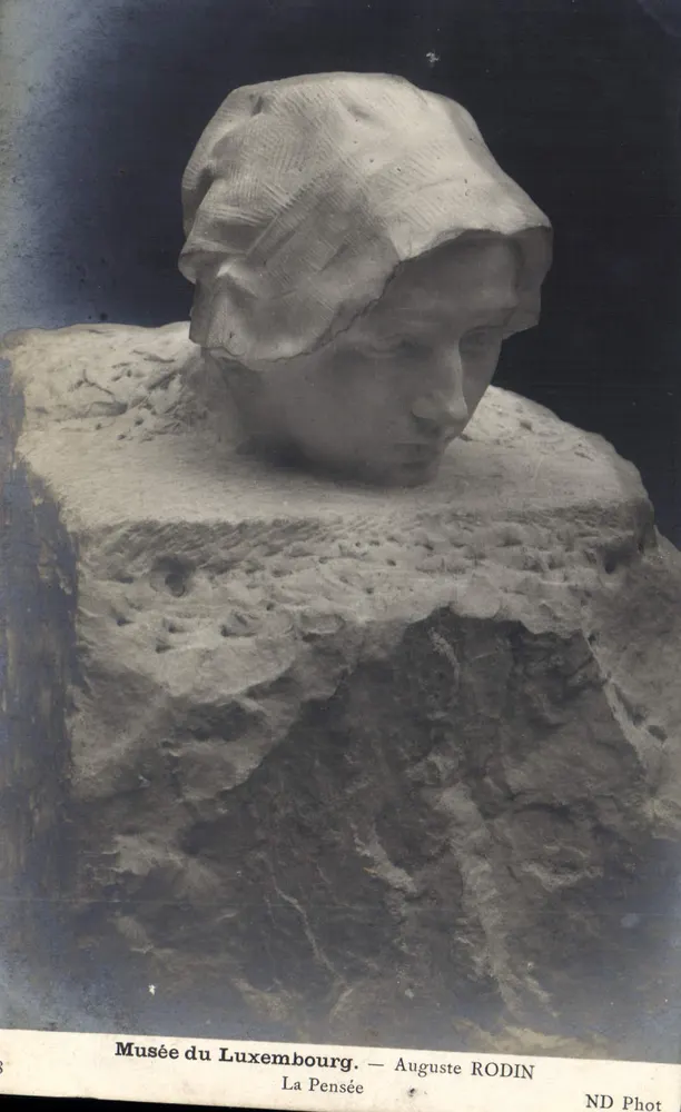La Pensée — Auguste RODIN — Musée du Luxembourg - Frente