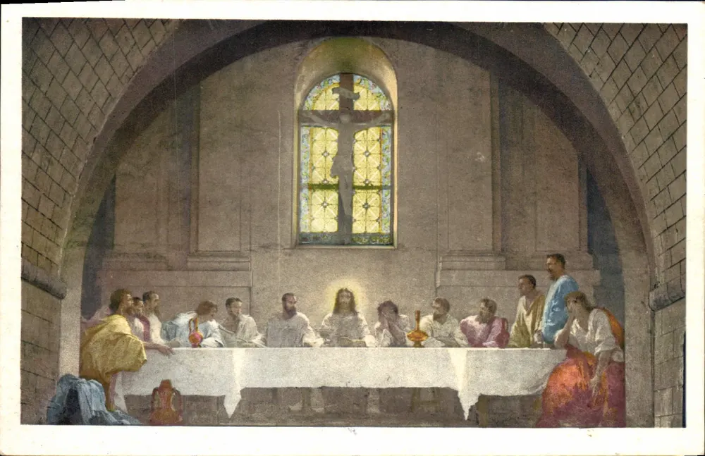 Letztes Abendmahl — Das Kloster der Cène im Refektorium — OIBOO ILE SAINT-HONORAT - Vorderseite