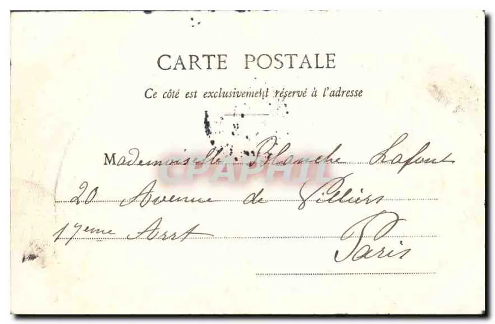 Castillo de Sailhant — Auvergne — Fototipia Baudel, St-Céré (Lot) - Reverso