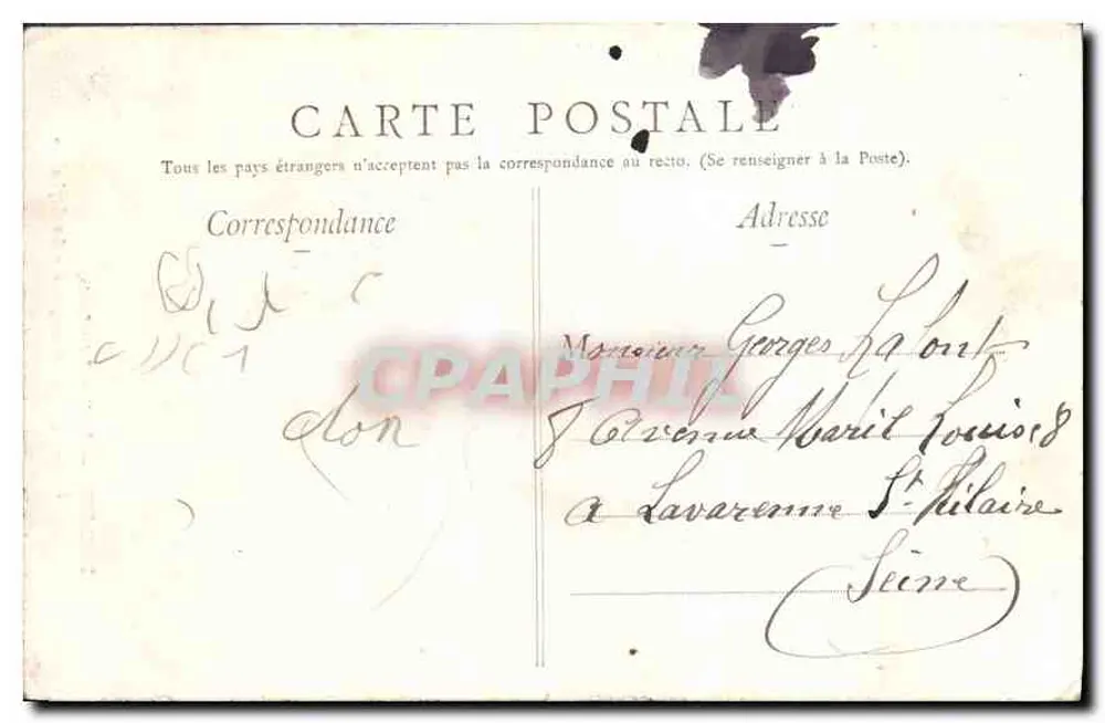 Toulouse — Basílica de São Sernim — Edição especial dos irmãos Aristole - Verso