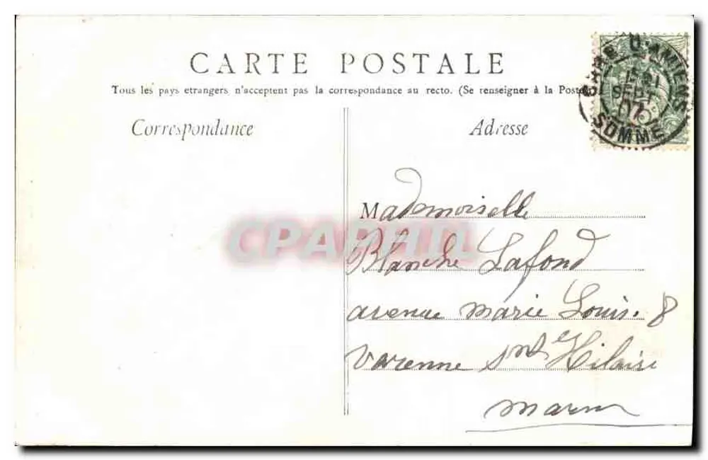 Amiens - Catedral - A Grande-Nef — L. Caron, fot.-edit, Amiens, n°172 - Verso
