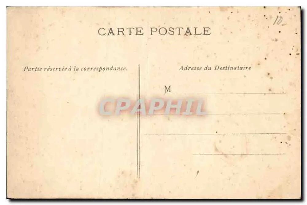 Fille en robe rose tenant un bouquet — illustration L.&J.W. PARIS - Verso