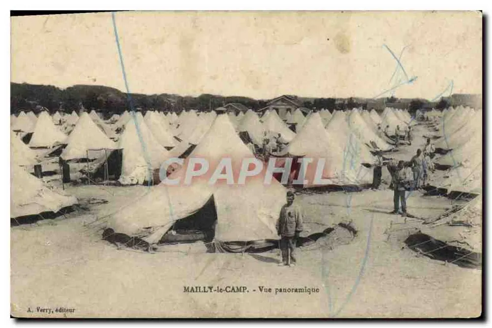 Mailly-le-Camp — Vista panorâmica — A. Verry, editor - Frente