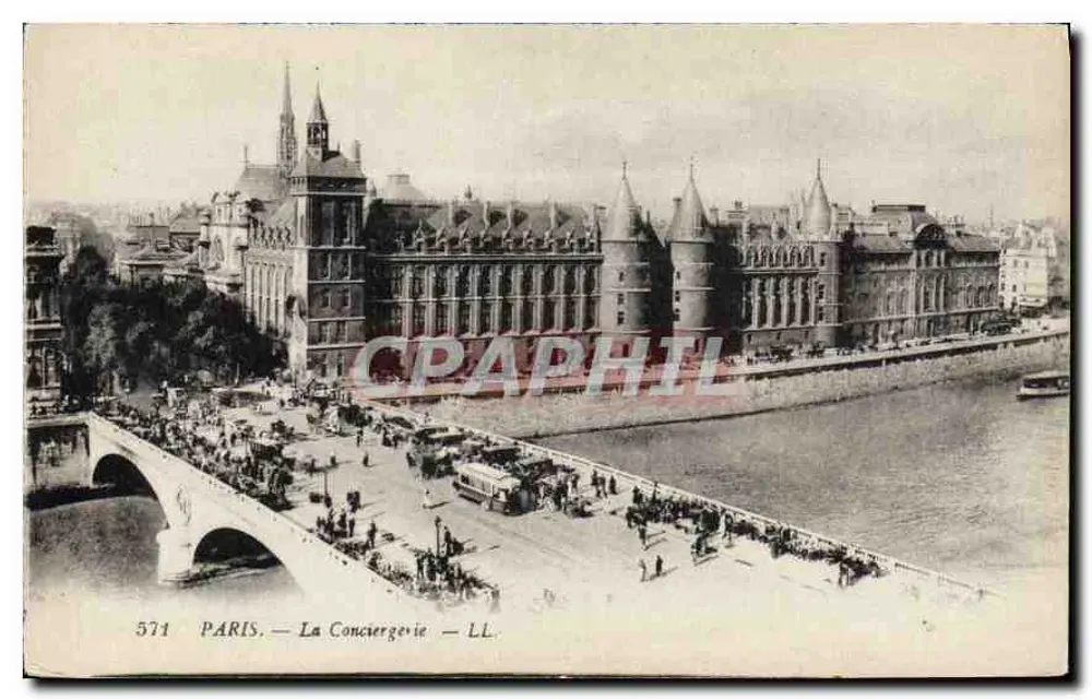 Paris — La Conciergerie — LL. — n° 571 - Frente