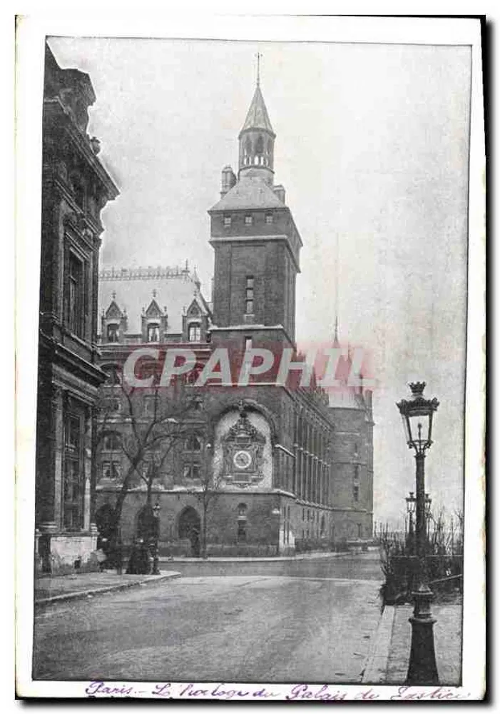 Paris — A Relógio do Palácio da Justiça — Craphil - Frente