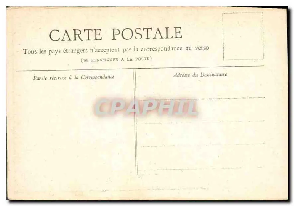 Paris — A Relógio do Palácio da Justiça — Craphil - Verso