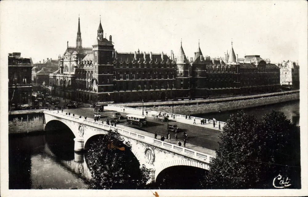 Der Pont au Change und die Conciergerie — Paris — Verlag Cat - Vorderseite