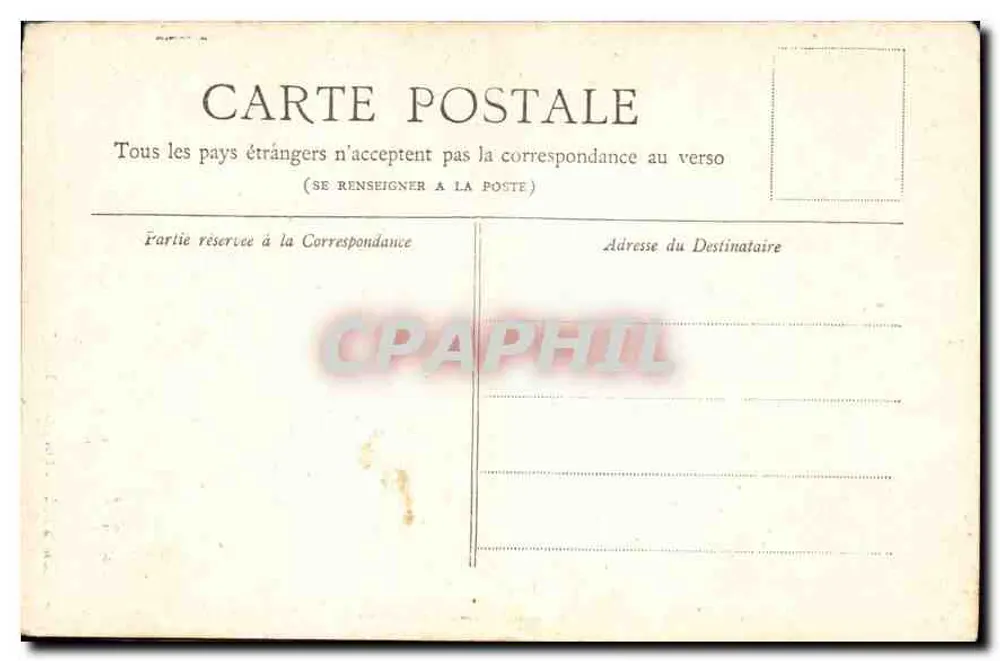 Uhr des Palasts der Gerechtigkeit — Paris — Sammlung Petit Journal - Rückseite