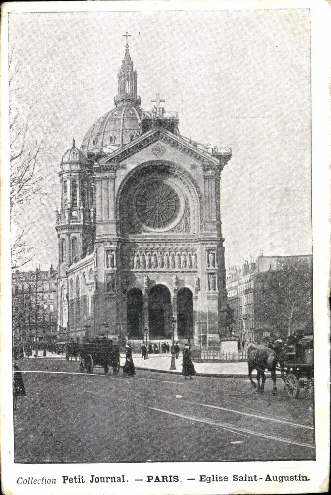 Parijs — Kerk van Sint Augustinus — Collectie Petit Journal - Voorkant