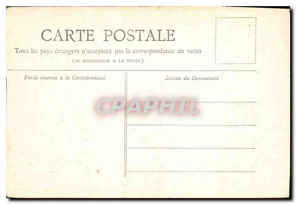 Paris — Le Val de Grâce — Editor não indicado, número de série não visível - Verso