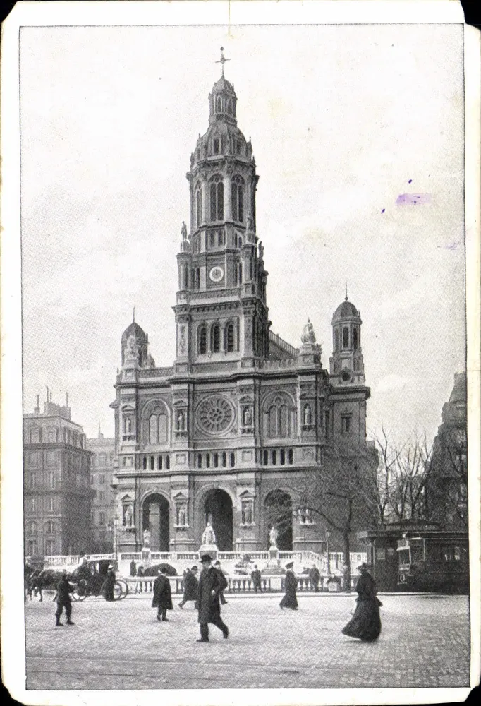 Igreja de Santa Elisabeto de Budapeste — vista da fachada e da torre — editor não identificado - Frente