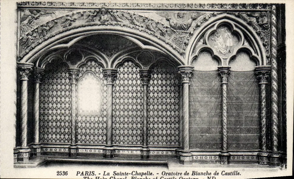 Paris - Die Sainte-Chapelle - Oratorium von Blanche von Castilien — Nr. 2536 - Vorderseite