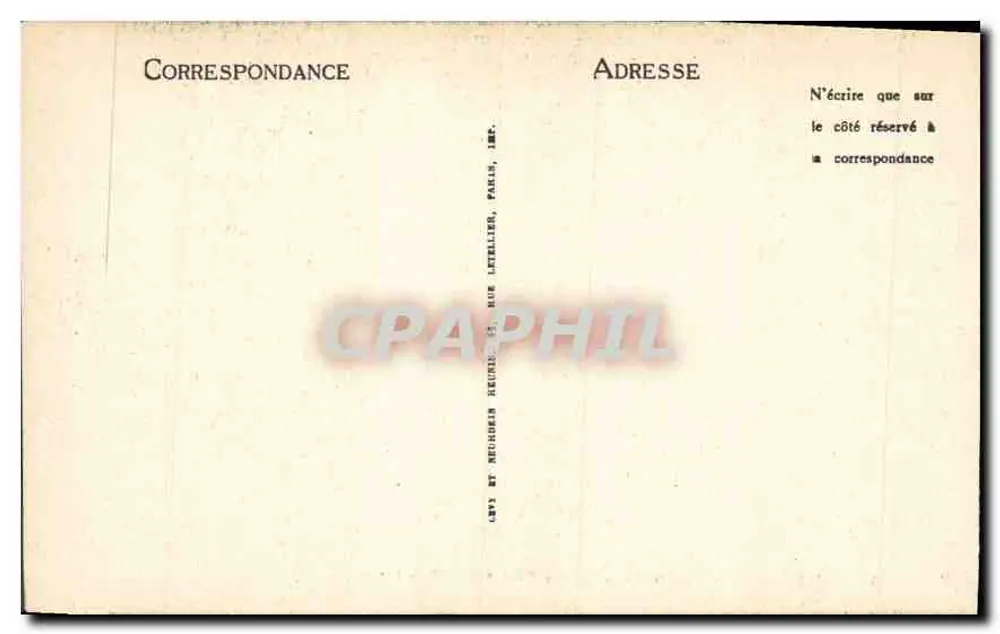Paris - A Cripta da Santa Capela - The Crypt - ND - Verso