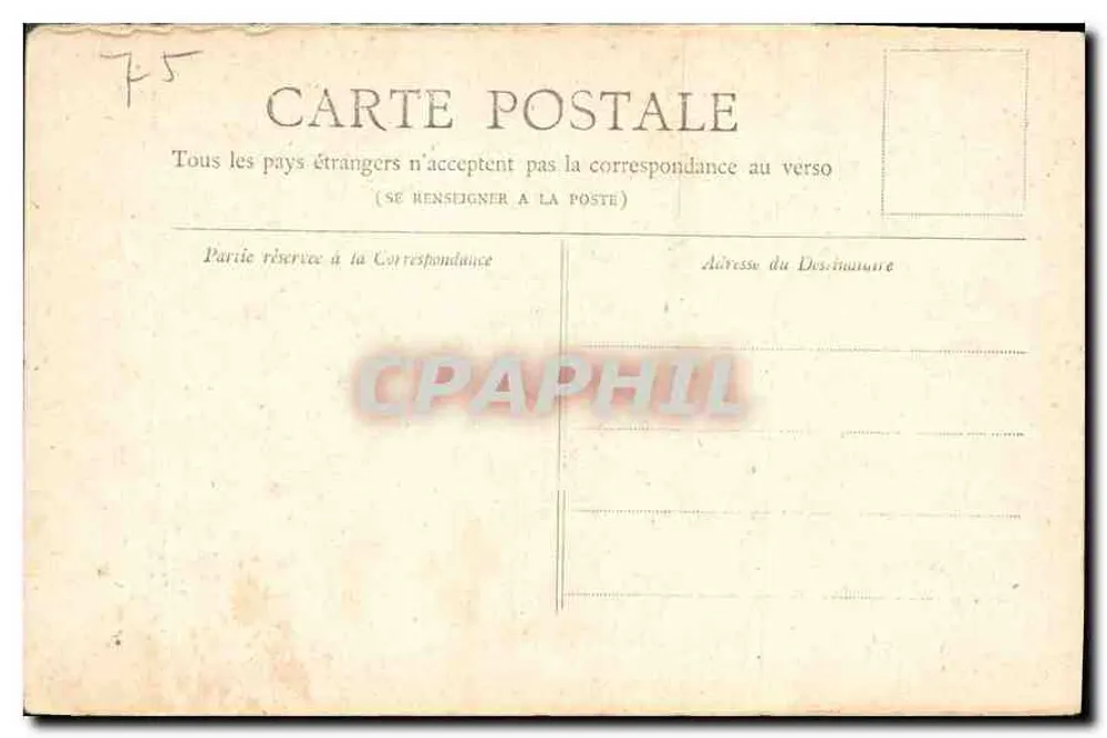 Paris — Torre Saint-Jacques — Coleção Petit Journal - Verso