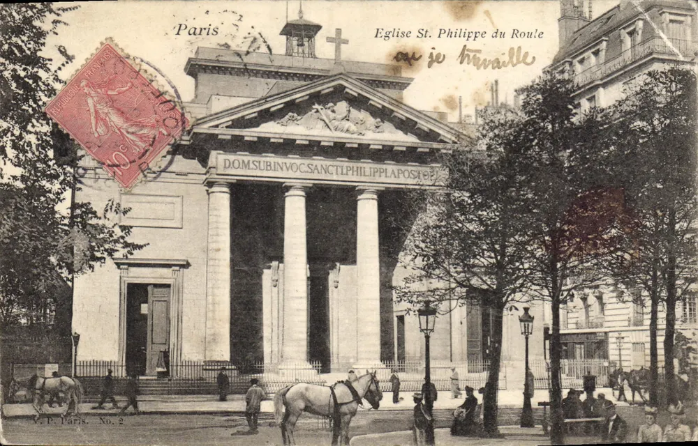 Kerk van Sint Filip du Roule — Parijs — Y.P. Parijs. Nr. 2 - Voorkant