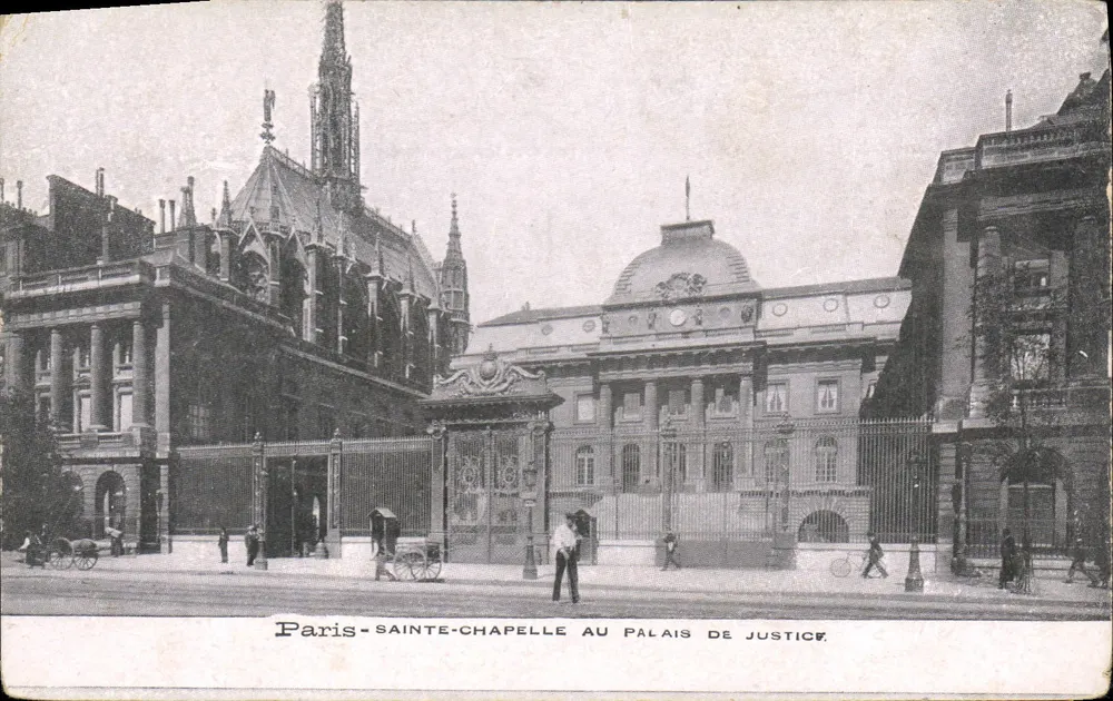 Paris — Sainte-Chapelle am Palais de Justice — Verlag nicht sichtbar - Vorderseite