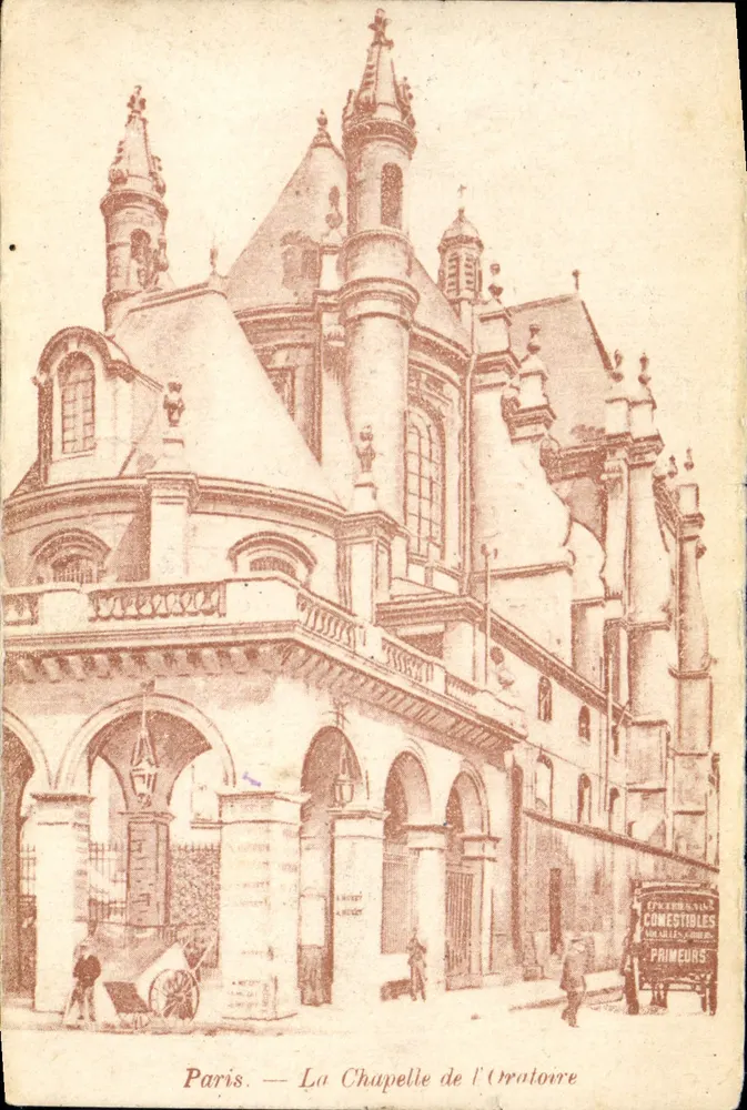 Paris — A Capela do Oratório — Editor: Éd. de la Chapelle de l'Oratoire - Frente