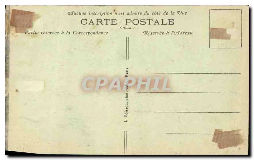 Paris - Arco do Triunfo da Estrela - Tumba do Soldado Desconhecido e Chama da Memória - J. H. Déposé - Verso