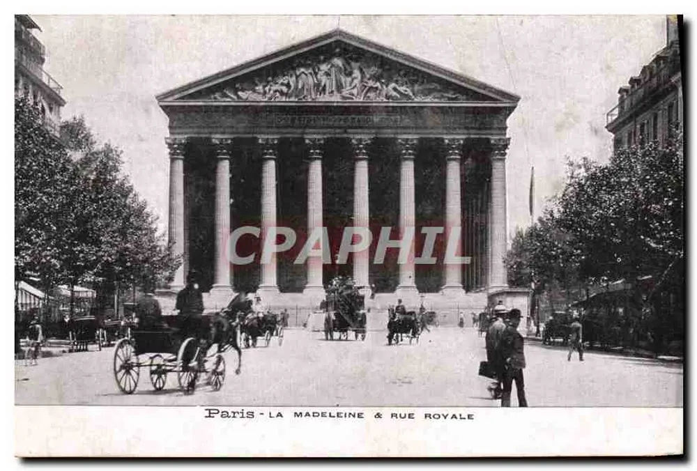 Paris - A Madeleine & Rue Royale - Frente