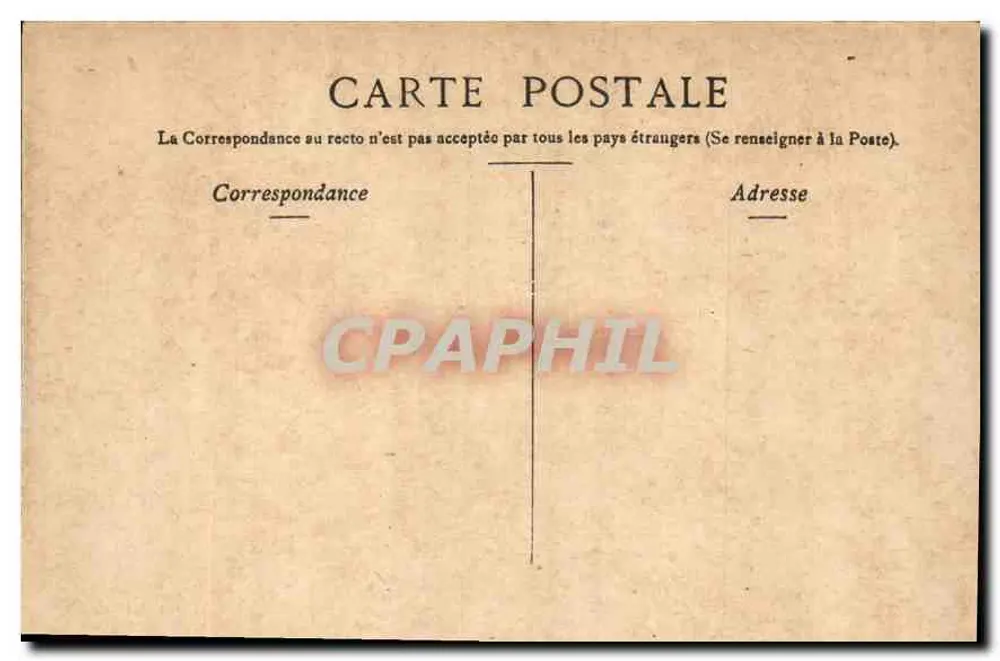 Parijs - La Madeleine & Rue Royale — onbekende uitgever, serie nummer 16 - Achterkant