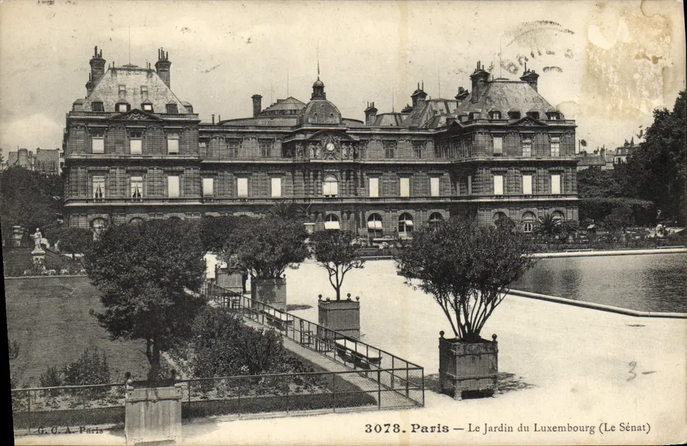 Paris — Der Luxembourg-Garten (Der Senat) — G.C.A. Paris n°3078 - Vorderseite