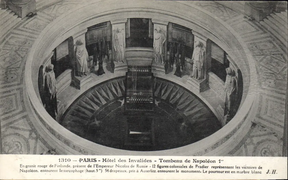 Paris - Hôtel des Invalides - Grabmal Napoleons I. — Verlag J.H. - Vorderseite
