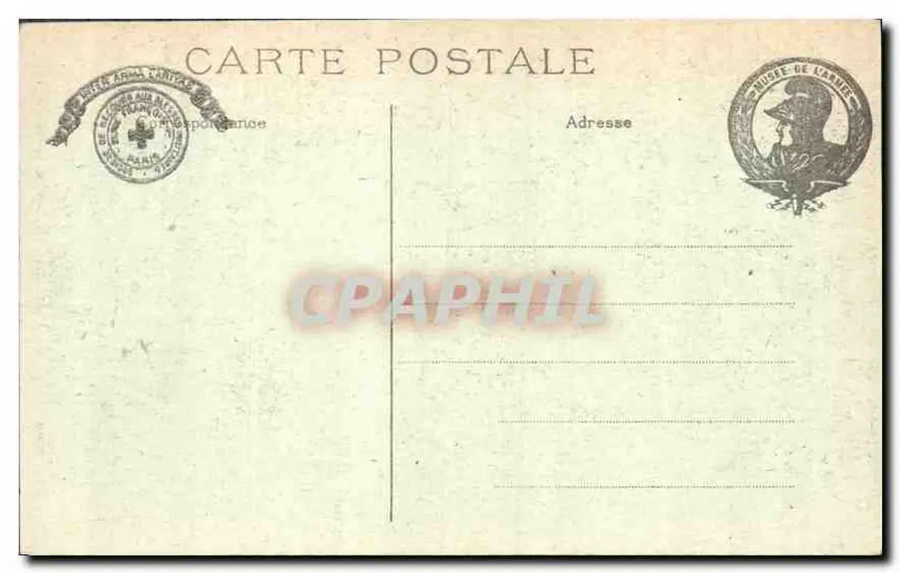Paris - Hôtel des Invalides - Grabmal Napoleons I. — Verlag J.H. - Rückseite