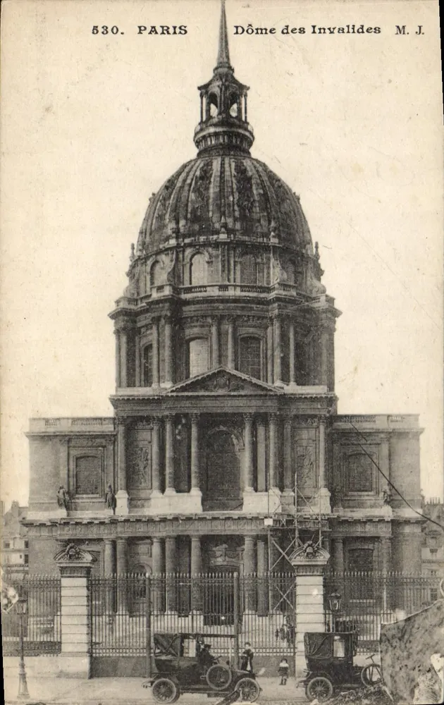 Dôme dos Invalidos — Paris — M. J. n° 530 - Frente