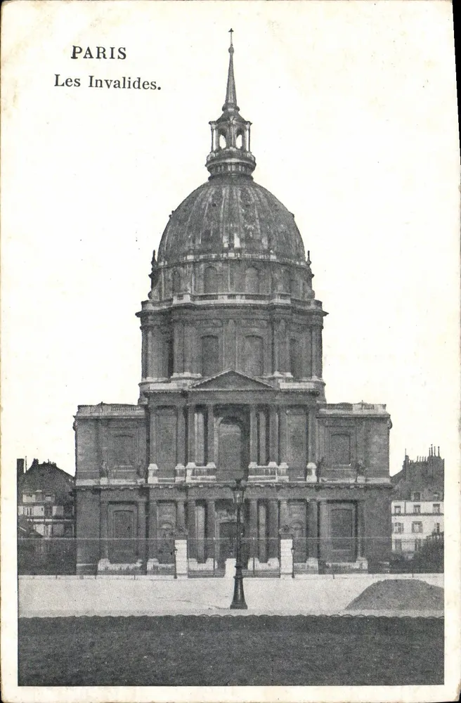 Paryż — Invalidy — wydawca nie widoczny - Awers