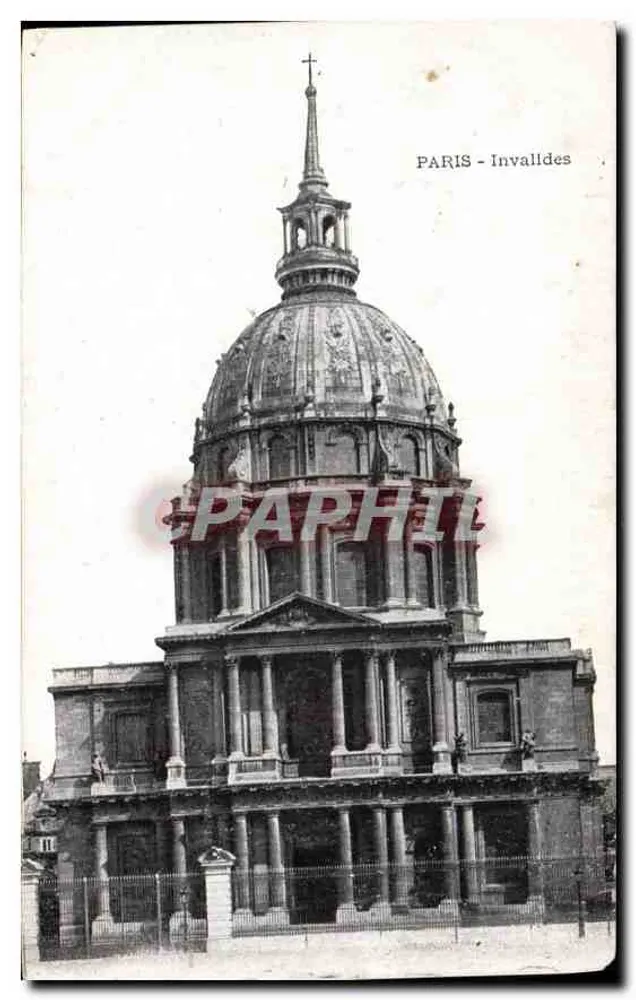 Paris - Invalides — vista do dômer — editor PAPHIL - Frente