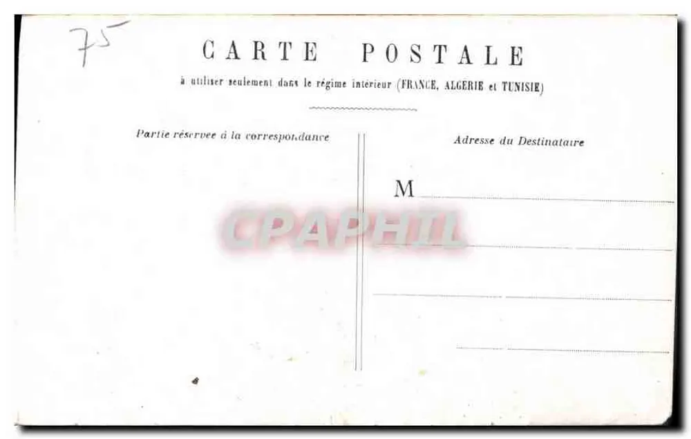 Paris - Invalides — vista do dômer — editor PAPHIL - Verso
