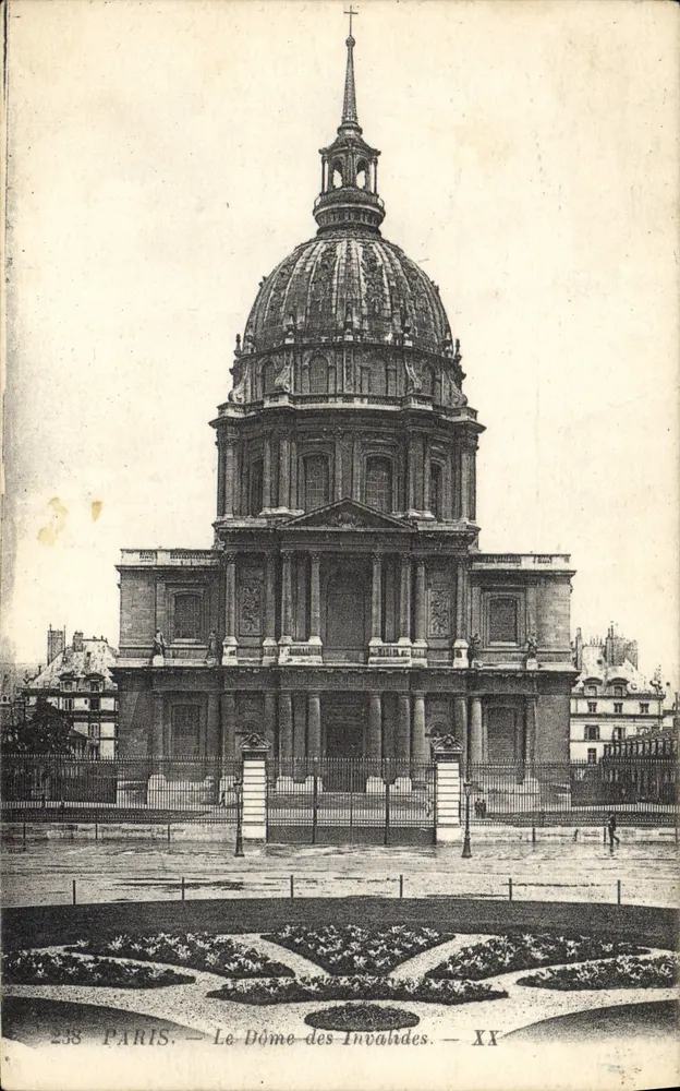 Paris — O Domo dos Invalidos — XX — n° 238 - Frente