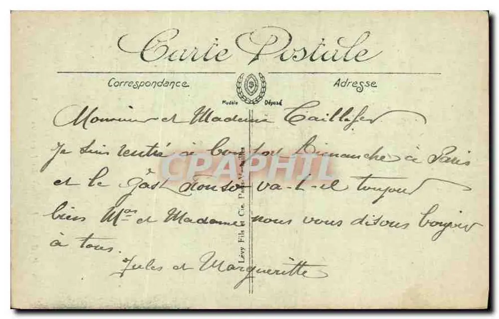 Paris — O Domo dos Invalidos — XX — n° 238 - Verso