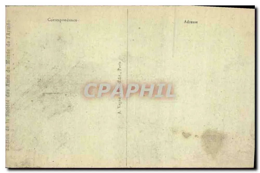 Tombeau de Napoléon — Hôtel des Invalides — Édition J.H. (n°1464) - Verso