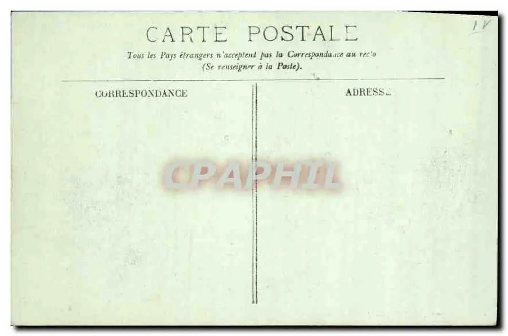 Paris — O Hôtel-de-Ville — LL. n° 707 - Verso